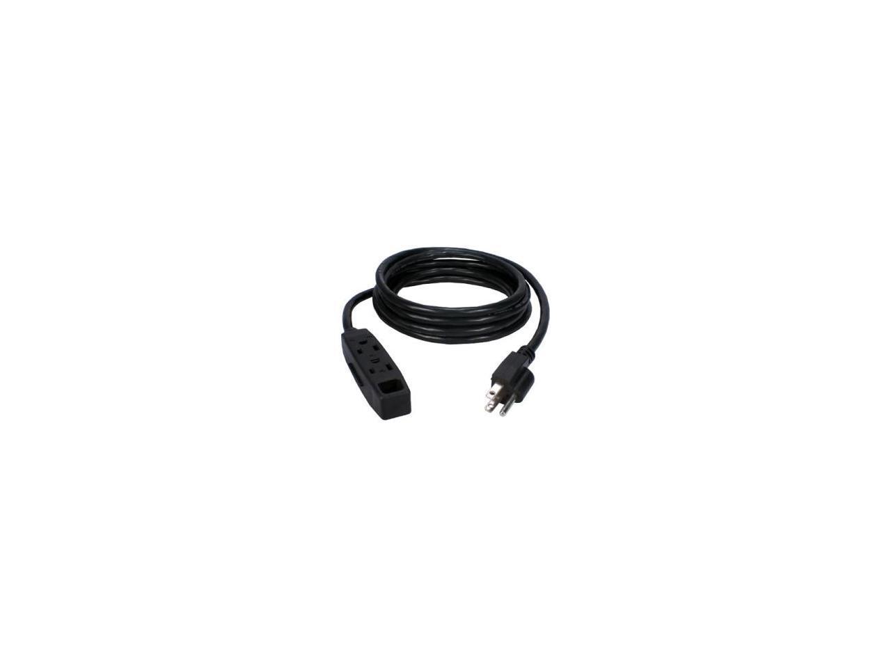 QVS PC3PX-10 Блок питания с 3 розетками, входное напряжение 125 В, длина шнура 10 футов