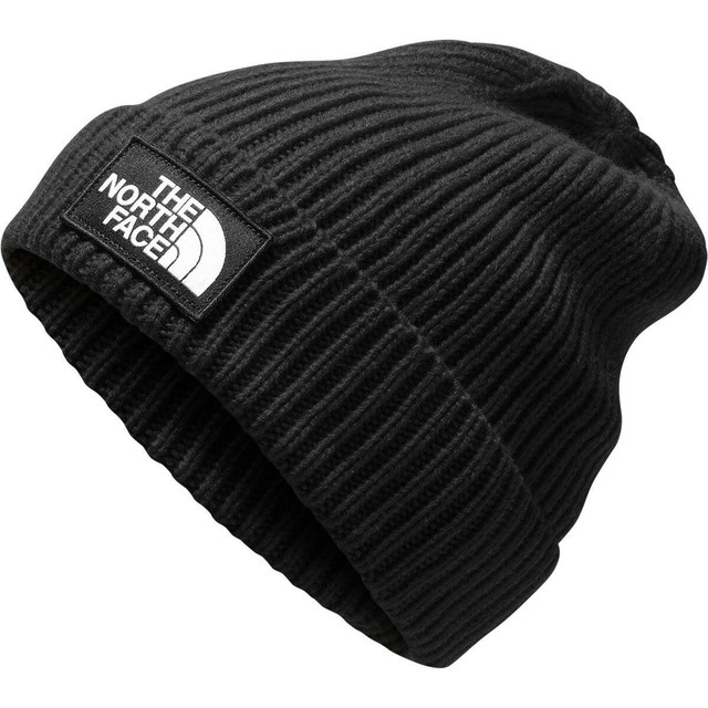 The North Face Logo Box Cuffed Beanie Hat in Black || Style supreme nike adidas | eBay