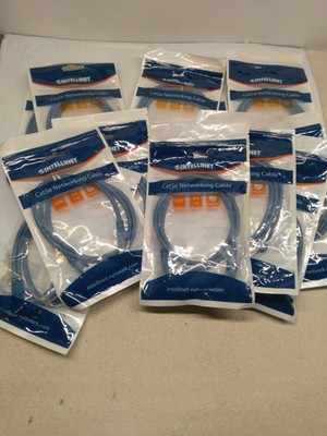 lot of 14 Intellinet 318938 3ft Cat5e Network Cables new in package