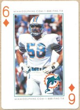 RARE-ODDBALL Kim Bokamper PLAYlNG-CARD DOLPHINS San Jose State SJSU Spartans