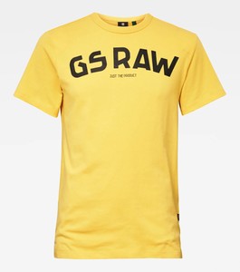 black and yellow g star raw shirt|OFF 
