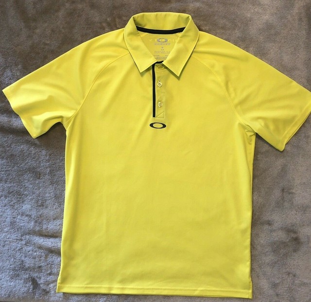 Oakley Golf Shirt Men’s Small Bright Yellow eBay