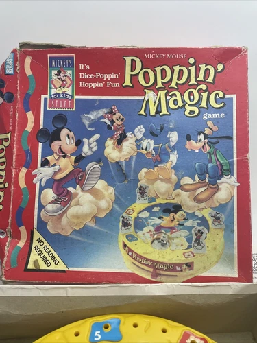 Parker Brothers Mickey Mouse Poppin' Magic Game Complete Board Game Vintage.29