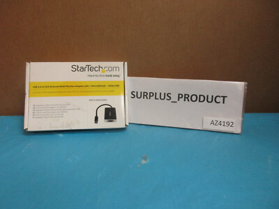 STARTECH USB 3.0 to VGA EXTERNAL VIDEO CARD MULTI MONITOR AV ADAPTER, USB32VGAEH