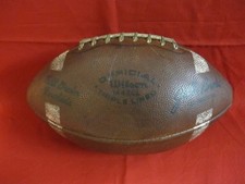 Vintage Wilson Official Leather Football w/ Laces John Brodie Model All American