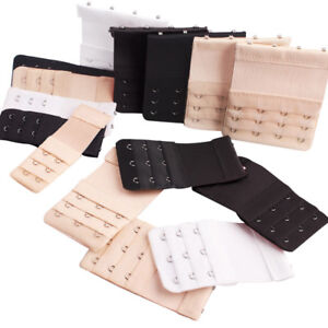 3Pcs Ladies 2/3/4 Hook Bra Extender Soft Extension Strap Underwear Belt Adding 3Pcs Ladies 2/3/4 Hook Bra Extender Soft Extension Strap Underwear Belt Adding