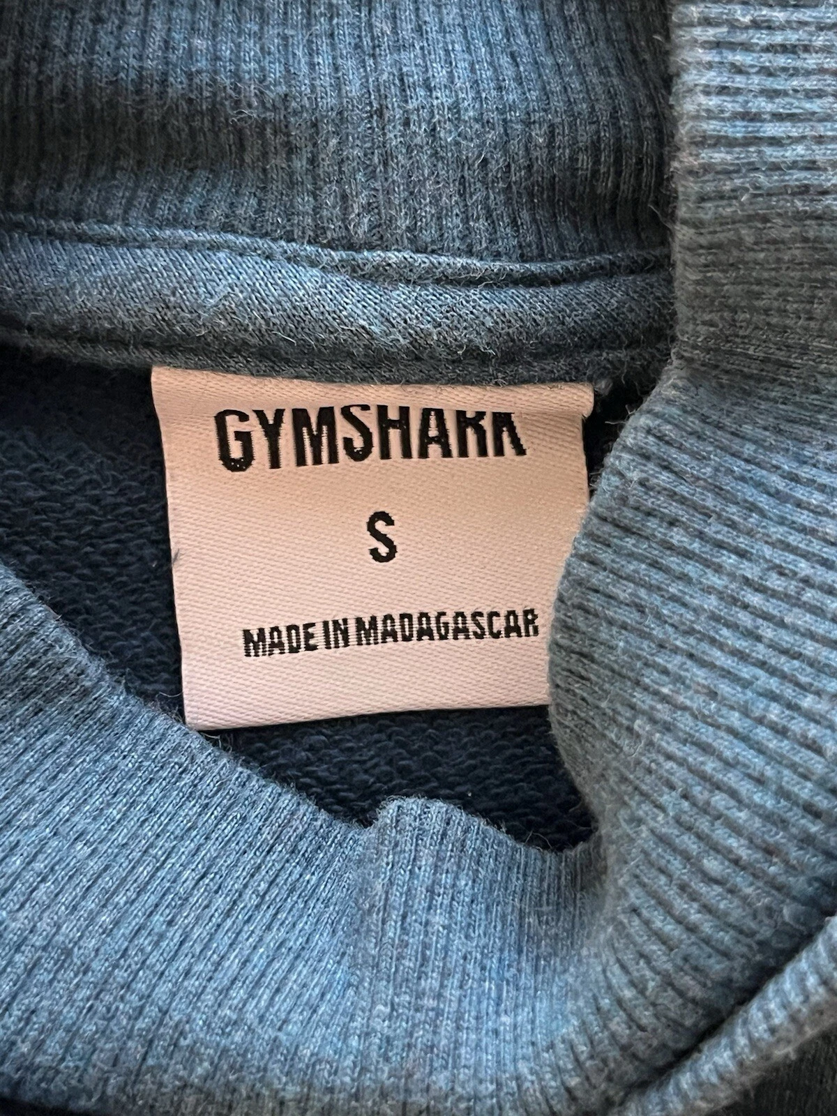 gymshark rest day sweats cropped pullover sweatshirt