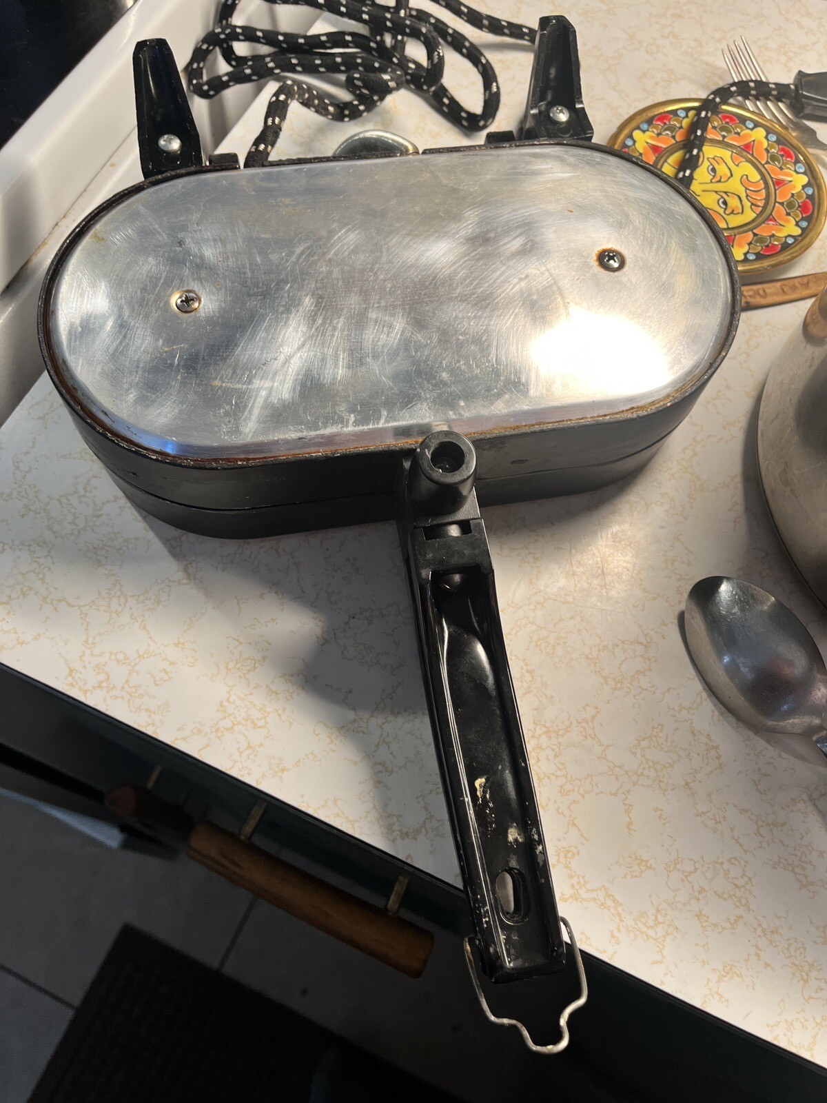 Palmer Mfg Electric Pizzelle Iron Italian Waffle Cookie Maker Model