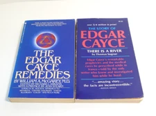 EDGAR CAYCE LOT Remedies AND There Is A River Prophecies Medical Cures Free Ship