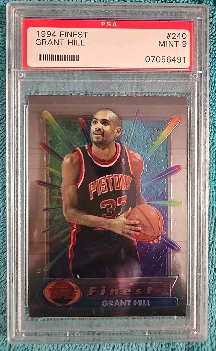 1994 Finest Grant Hill RC #240 PSA 9 Mint HOF