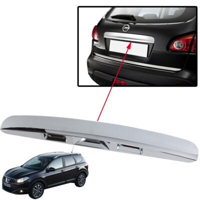 Poignée De Coffre Avec Contacteur Pour Nissan Qashqai J10 - Baguette Chromée, Neuf, 2 Ans Garantie