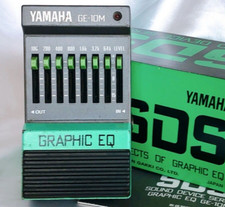 Yamaha GE-10M 7 Band Equalizer 1980's Vintage Guitar Pedal EQ Made in Japan