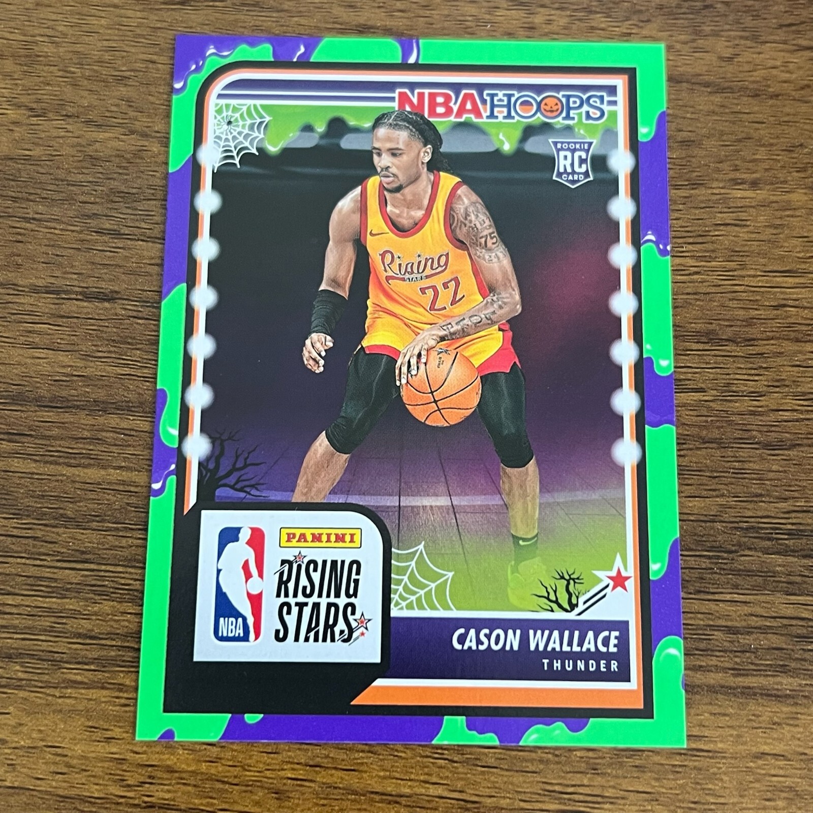 2023-24 Panini Haunted Hoops - Rising Stars Cason Wallace #281 Slime (RC)