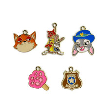 Lot Cartoon Metal Charm Pendant DIY earring necklace Jewelry