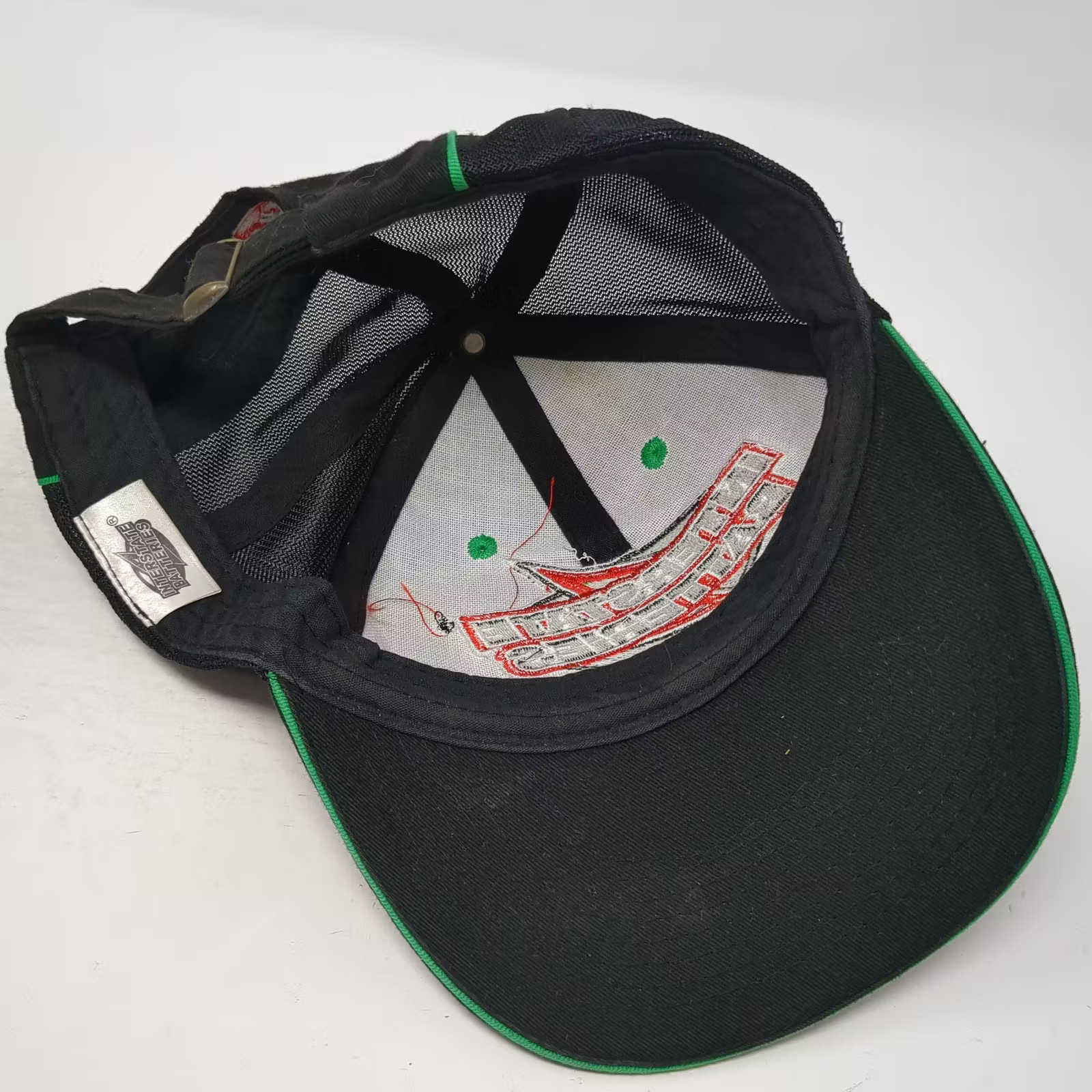 Interstate Batteries Baseball Cap Black Green OS … - image 7
