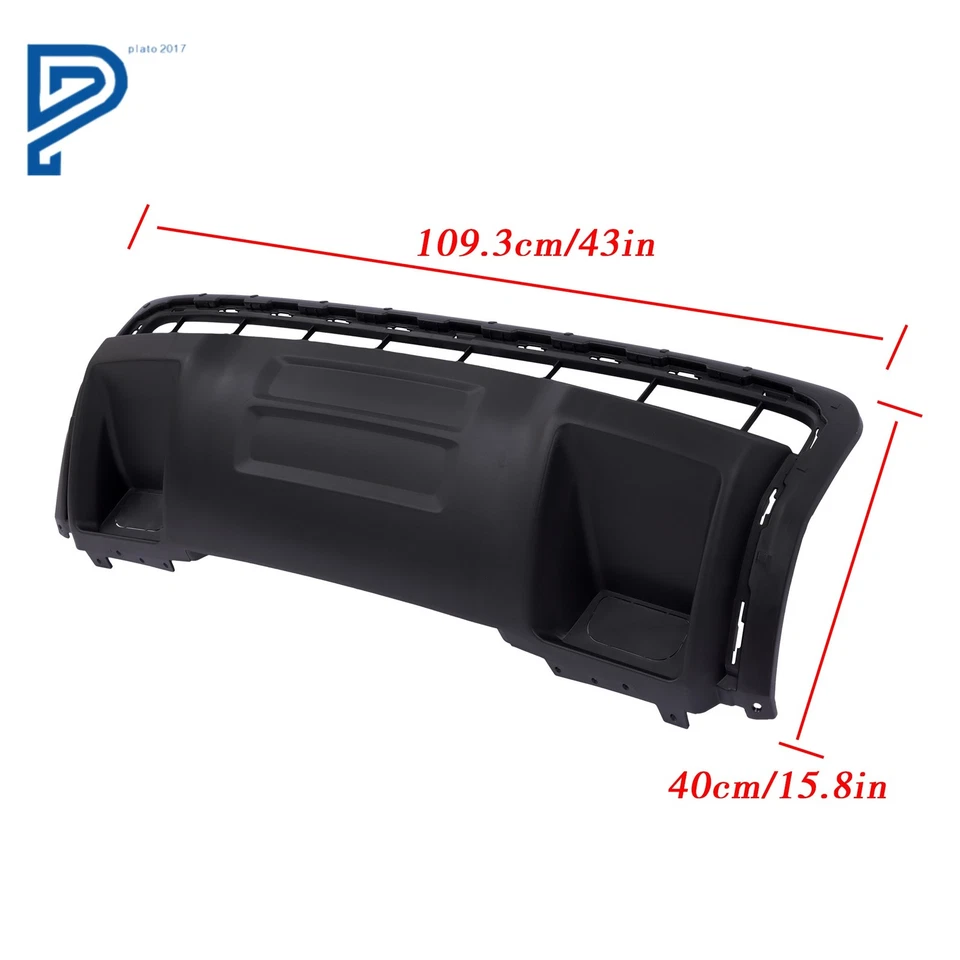 Cenefa de parachoques inferior delantera sin gancho de remolque 22891735 para GMC Canyon 2015-2020 Foto 2 de 4