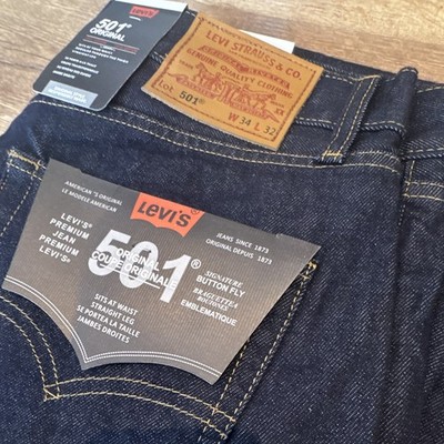 Levi's 501 Original Jeans für Herren - Dunkel Blau, W34 L32