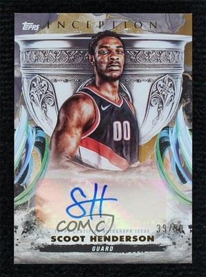 2024-25 Topps Inception Holo Gold 39/50 Scoot Henderson #GCS-SH Auto 1pe9