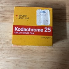 Kodachrome 25 double 8mm roll Exp. 1/1983 KM 459 25 ft film