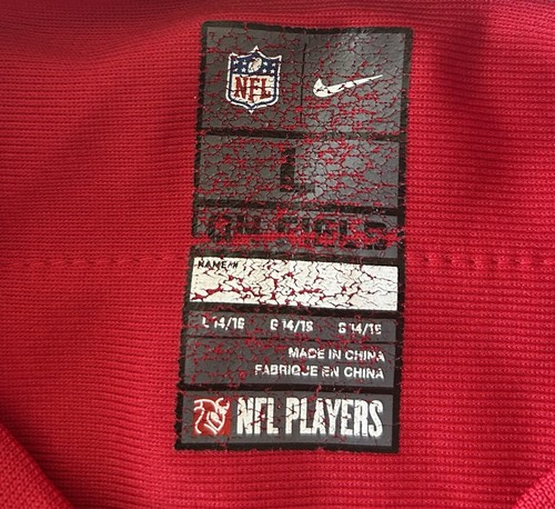 SF 49ers Frank Gore #21 Nike Football Jersey Youth Size L (14-16) - Picture 9 of 13