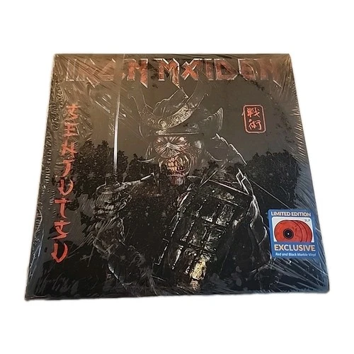 Iron Maiden Senjutsu rare Limited Edition Red and Black Marble 3 LP Vinyl new