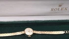 Rolex Precision 9ct Gold Vintage 1960's Lady's Bracelet Watch in Rolex Box.