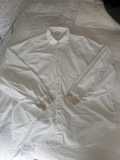 ALEXANDER MCQUEEN Men's White Cotton Dress Shirt Long Sleeve