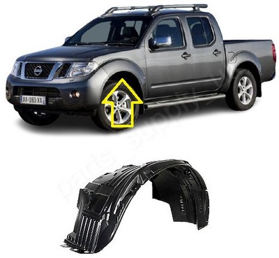 NEU Aftermarket Products Schwarz Splash Guard Kotflügel Vorne Links N/S 04-16