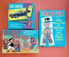 3 Vintage Retro 1970s Spears Games Car Capers Stick Em Up Misfits Family Bundle