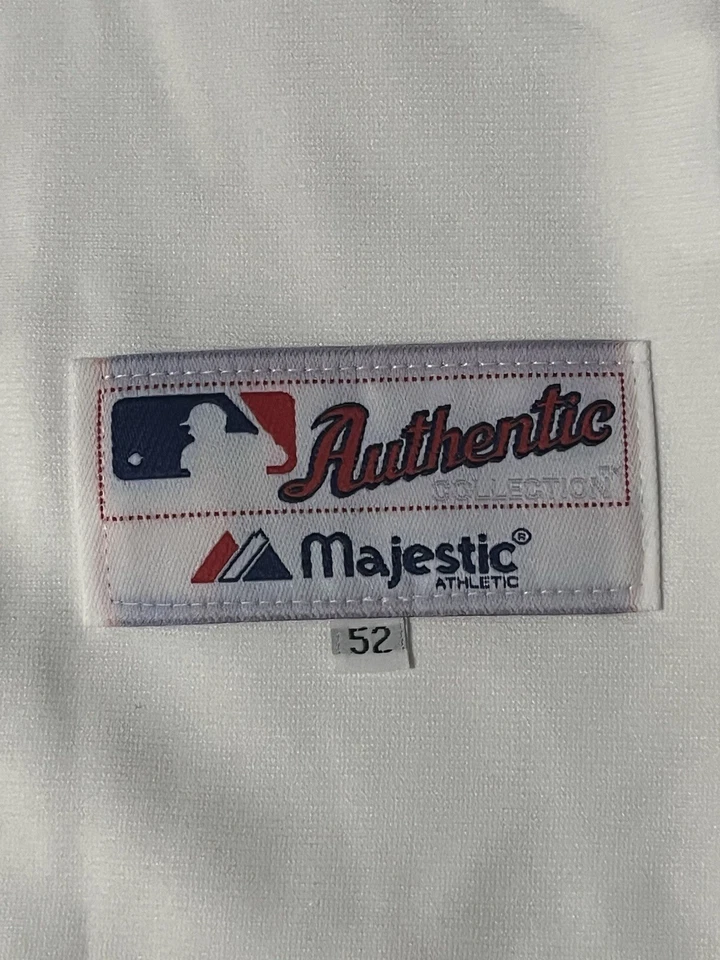 Camiseta Majestuosa Colección Auténtica Cardenales de San Luis Albert Pujos #5 con S Foto 4 de 4