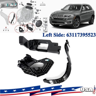 For 2013-2018 BMW X5 F15 X6 F16 Front Left Headlight Holder Bracket 63117395523