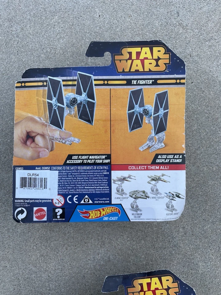 2014 Star Wars Hot Wheels Tie Fighter & Boba Fett’s Slave 1 w/Flight Navigators - Image 2 of 3