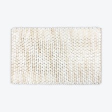Marble Chunky Bobble Bath Mat Non Slip 50 x 80cm - Super Soft Thick Bathroom Rug