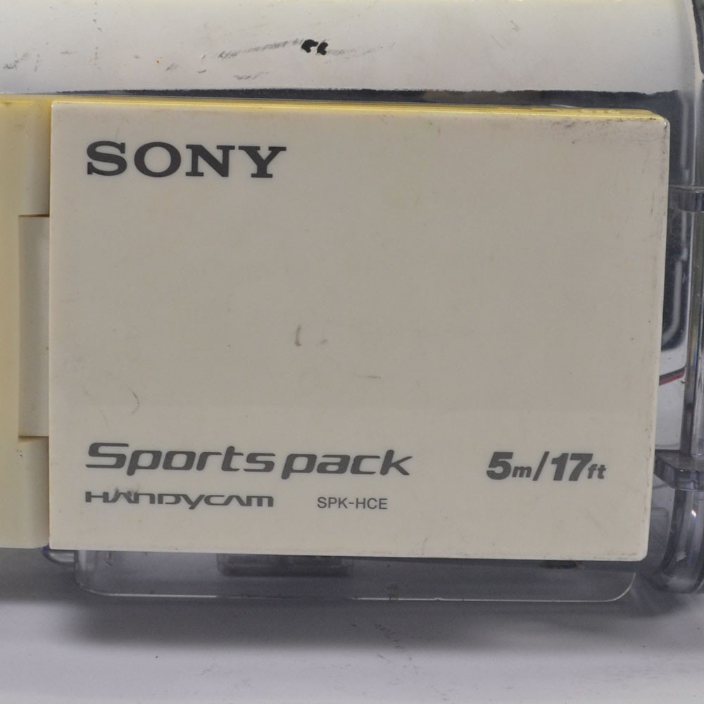 Lot of 2) Sony SPK-HCE Rugged Injection Molded Underwater