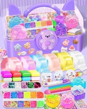 6PCS Cartoon Theme Nano Tape Bubble Kit for Kids, Nano Tape Squishy Maker Kit, N