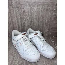 Zapatillas bajas Adidas Forum para mujer blancas oro rosa talla 8,5 informales