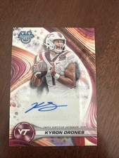 Kyron Drones Auto - 2024 Bowman U Best - Virginia Tech QB