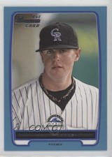 2012 Bowman Draft Draft Picks Blue 467/500 Scott Oberg #BDPP113 fm0