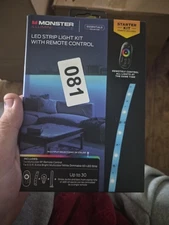 MONSTER Illuminessence LED STRIP LIGHT KIT with Remote Control NEW IN BOX!