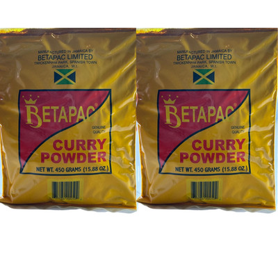 Jamaikanisches Betapac Curry Pulver 450g - 2er Pack