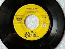 GEORGE JONES Starday SEP-147 orig 1960 Hillbilly/C&W Rare! 7" 45rpm 4-track EP