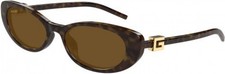 NEW Gucci GG 1680S Sunglasses 004 HAVANA 100 AUTHENTIC