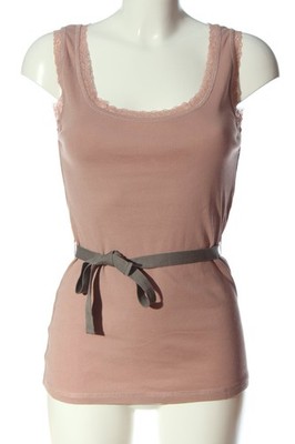 CREAM Trägertop Damen Top Gr. DE 38 nude-hellgrau Casual-Look