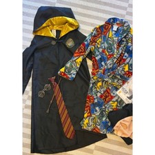HARRY POTTER Child Size Costume Lot - Hogwarts Robe  Bathrobe
