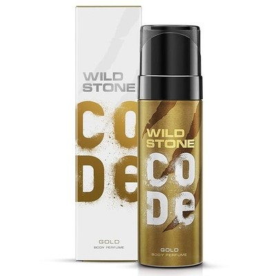 WILD STONE CODE Gold Fresh Scented Body Perfume For Men No Gas Deodorant 150 ML