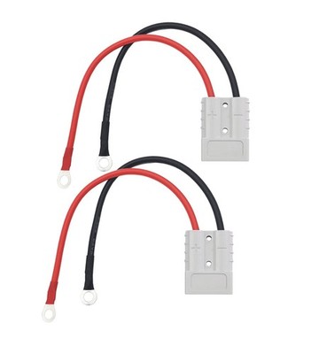 50A Batteriestecker, Batterie Schnellkupplung Trennstecker Stecker mit 10AWG
