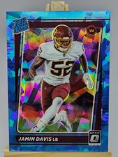 Jamin Davis RC Rookie 2021 Donruss Optic Ice #247 /15 Washington NY Jets