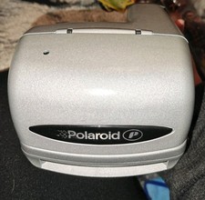Polaroid Silver Express Instant Camera 600 Film Vintage UNTESTED
