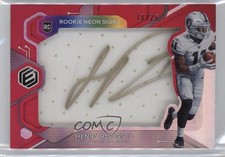 2020 Panini Elements Rookie Neon Signs Red 19/25 Henry Ruggs III Auto 0c3