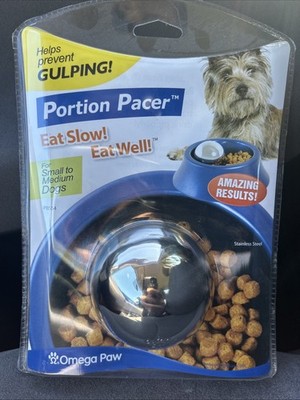 OMEGA Paw Portion Pacer Dog Hog Ball Slow Dog Eating Control